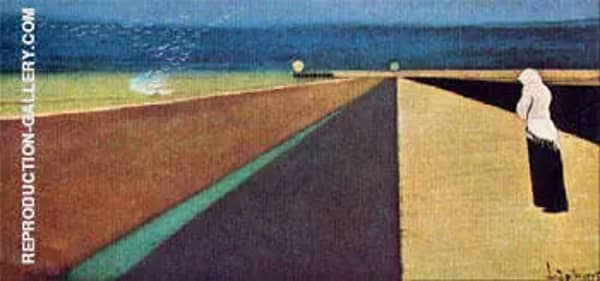 Woman on the Road by Leon Spilliaert | Oil Painting Reproduction