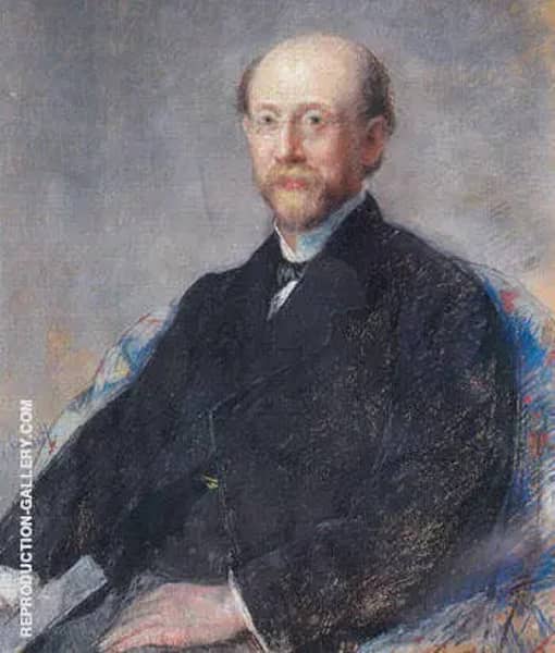 Portrait of Moise Dreyfus 1879 by Mary Cassatt | Oil Painting Reproduction