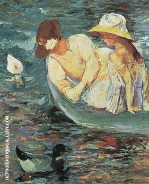 Summertime c1894 B by Mary Cassatt | Oil Painting Reproduction
