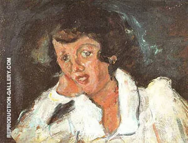 Girl Leaning on Her Elbow c1934 | Oil Painting Reproduction