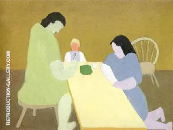 Child"s Supper 1945 by Milton Avery | Oil Painting Reproduction