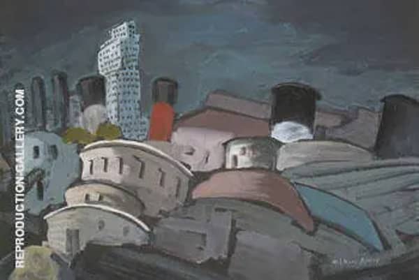 City Harbor by Milton Avery | Oil Painting Reproduction