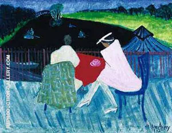 Clover Leaf Park 1942 by Milton Avery | Oil Painting Reproduction