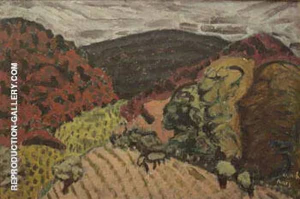 Moody Landscape 1930 by Milton Avery | Oil Painting Reproduction