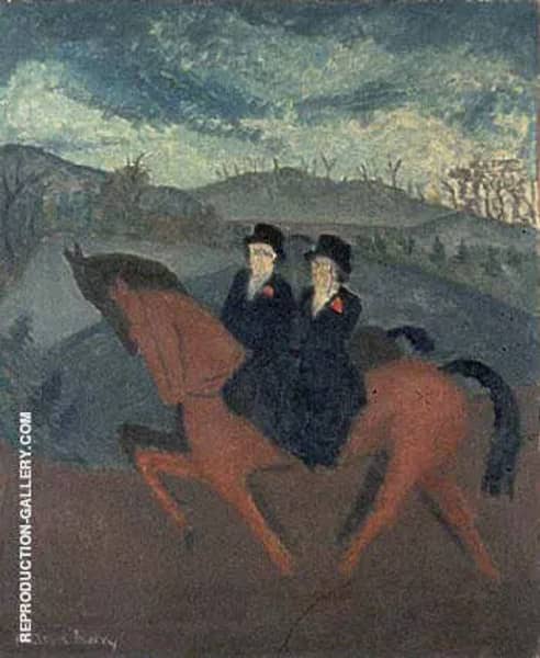 Sunday Riders 1929 by Milton Avery | Oil Painting Reproduction
