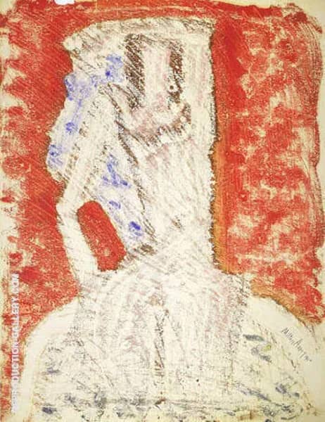 Bather 1950 by Milton Avery | Oil Painting Reproduction