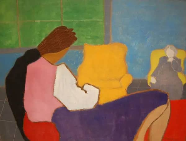 Sally and Sara 1947 by Milton Avery | Oil Painting Reproduction