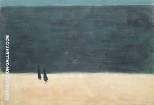 Walkers by the Sea 1954 by Milton Avery | Oil Painting Reproduction