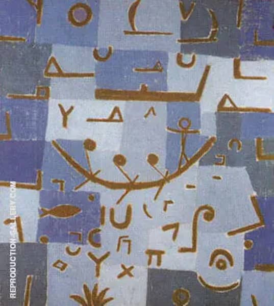 Legend of the Nile 1937 by Paul Klee | Oil Painting Reproduction