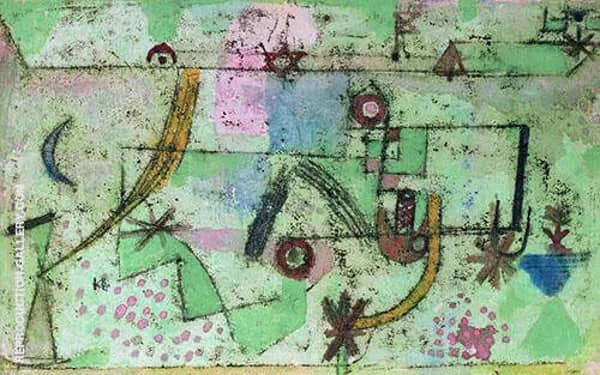 In Bachs Style 1919 by Paul Klee | Oil Painting Reproduction
