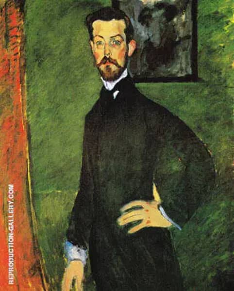 Portrait of Paul Alexandre Against a Green Background 1909 | Oil Painting Reproduction