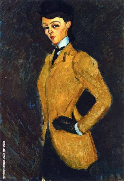 Woman in Yellow Jacket The Amazon 1909 | Oil Painting Reproduction