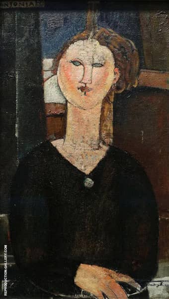 Antonia 1915 by Amedeo Modigliani | Oil Painting Reproduction