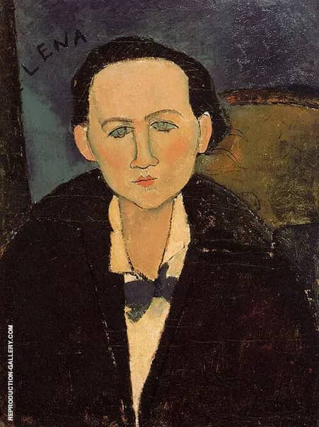 Elena Pavlowski 1917 by Amedeo Modigliani | Oil Painting Reproduction