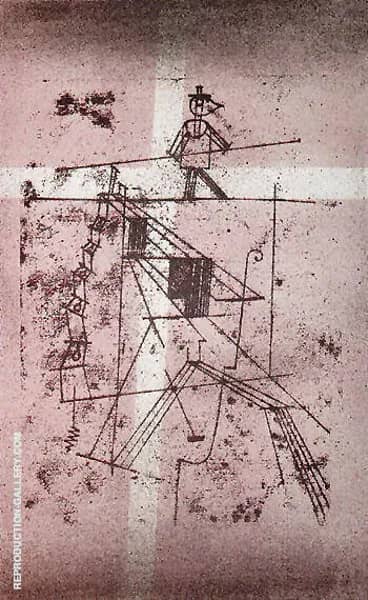 The Tightrope Walker 1923 by Paul Klee | Oil Painting Reproduction