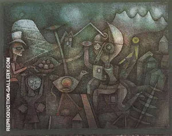 Carnival in the Mountains 1924 by Paul Klee | Oil Painting Reproduction
