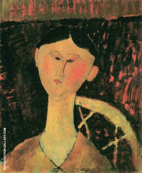 Portrait of Beatrice Hastings 1915 | Oil Painting Reproduction