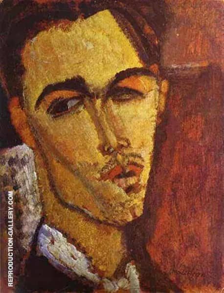 Portrait of the Spanish Painter Celso Lagar 1915 | Oil Painting Reproduction