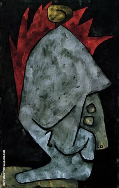 Mephisto as Pallas 1939 by Paul Klee | Oil Painting Reproduction