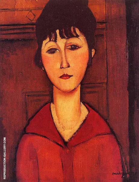 Tete De Jeune Fille by Amedeo Modigliani | Oil Painting Reproduction