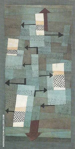 Wavering Balance 1922 by Paul Klee | Oil Painting Reproduction