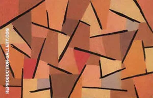 Harmonized Battle 1937 by Paul Klee | Oil Painting Reproduction