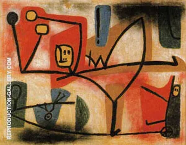 Exuberance 1939 by Paul Klee | Oil Painting Reproduction