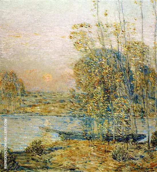 Late Afternoon Sunset 1903 by Childe Hassam | Oil Painting Reproduction