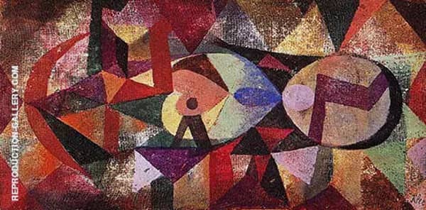 Ab Ovo 1917 by Paul Klee | Oil Painting Reproduction