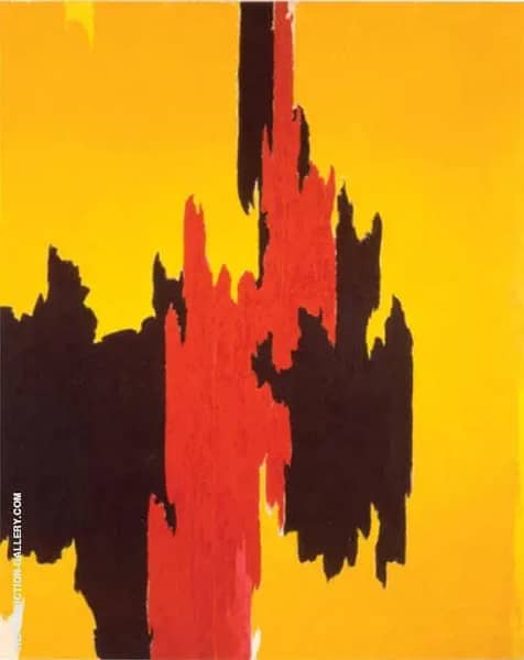 Untitled 1954 by Clyfford Still | Oil Painting Reproduction