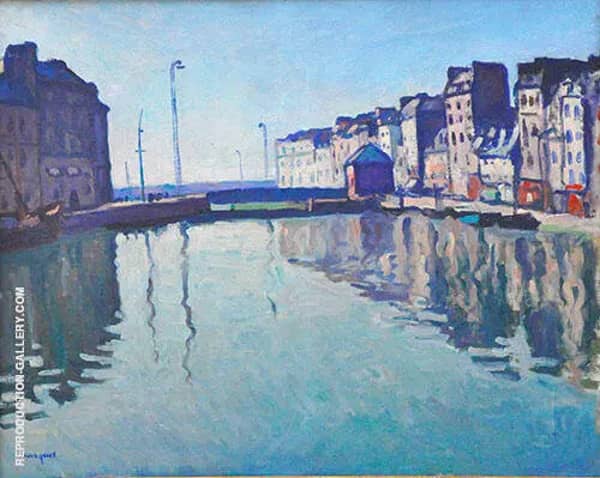 Bassin au Havre 1906 by Albert Marquet | Oil Painting Reproduction