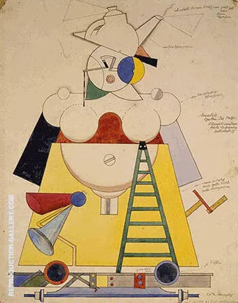 Amalie 1922 by George Grosz | Oil Painting Reproduction