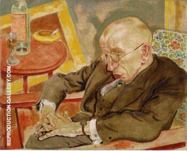 The Writer Max Herrmann Neisse 1927 | Oil Painting Reproduction