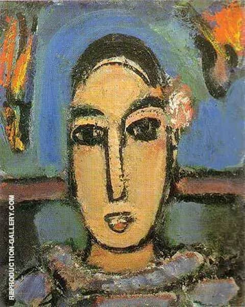 Pierrot 1937 by George Rouault | Oil Painting Reproduction