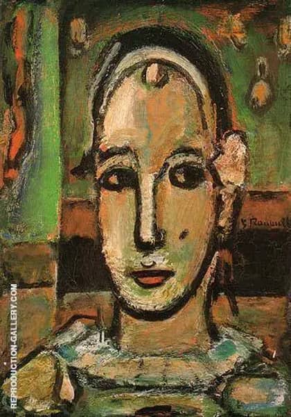Pierrot 1948 by George Rouault | Oil Painting Reproduction