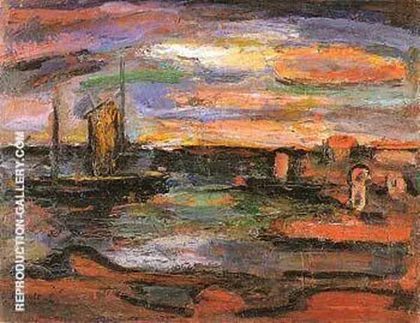 Twilight The Seashore 1939 by George Rouault | Oil Painting Reproduction