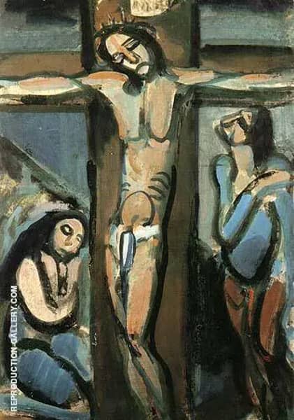 Crucifixion 1914 by George Rouault | Oil Painting Reproduction