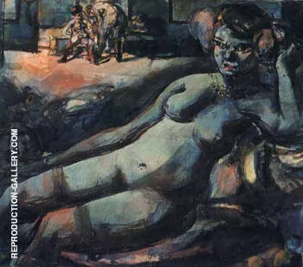 Odalisque 1906 by George Rouault | Oil Painting Reproduction