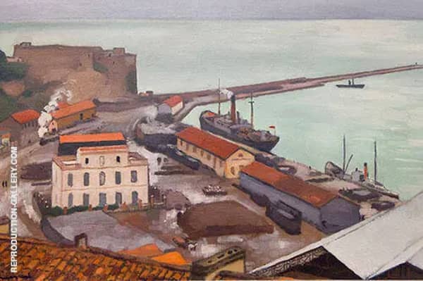 Le Port de Bougie Par Temps Gris 1925 | Oil Painting Reproduction