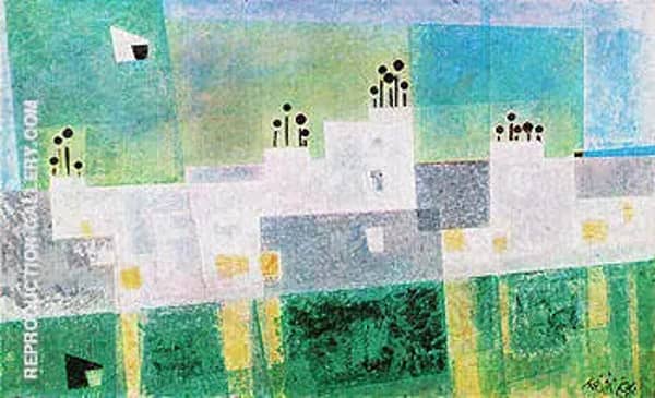 Chimney Pots 1951 by Lyonel Feininger | Oil Painting Reproduction