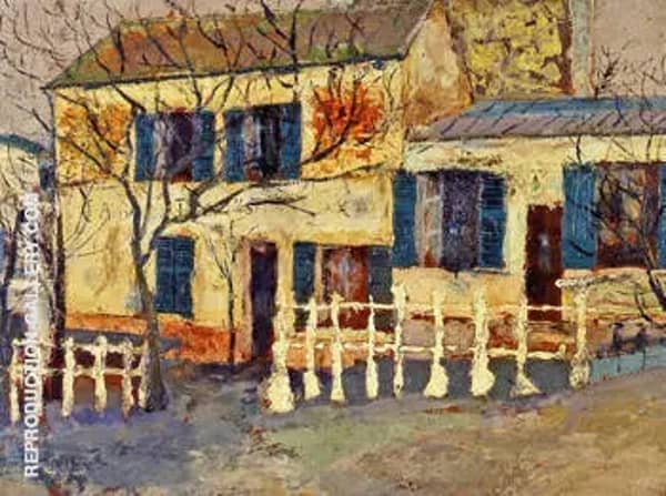 The Lapin Agile 1912 by Maurice Utrillo | Oil Painting Reproduction
