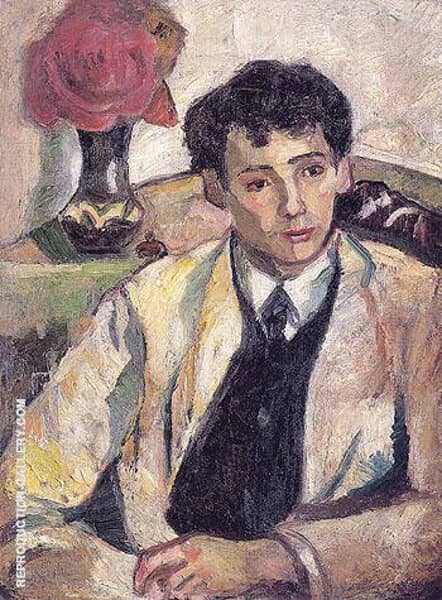 Portrait of the Artists Brother Afanasy Goncharova 1905 | Oil Painting Reproduction