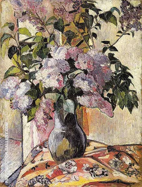 Lilac 1906 by Natalia Goncharova | Oil Painting Reproduction