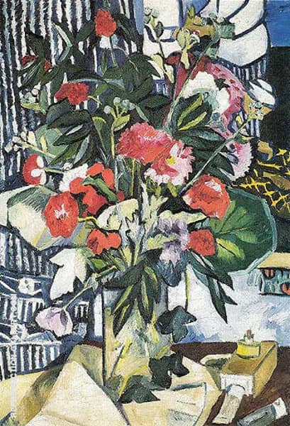 Bouquet and Container of Paints 1909 | Oil Painting Reproduction