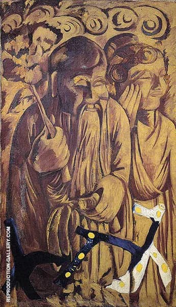 Chinese Style c1910 by Natalia Goncharova | Oil Painting Reproduction