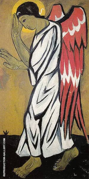 Archangel In White by Natalia Goncharova | Oil Painting Reproduction