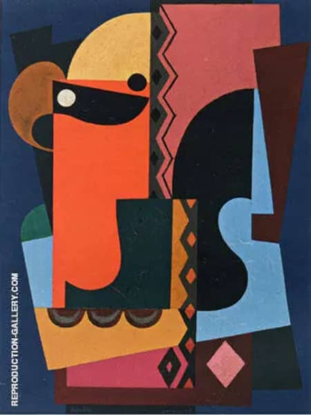 Composition 1921 by Auguste Herbin | Oil Painting Reproduction