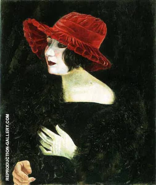 Martha Dix 1923 by Otto Dix | Oil Painting Reproduction