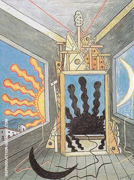 Metaphysical Interior with Extinguished Sun 1971 | Oil Painting Reproduction