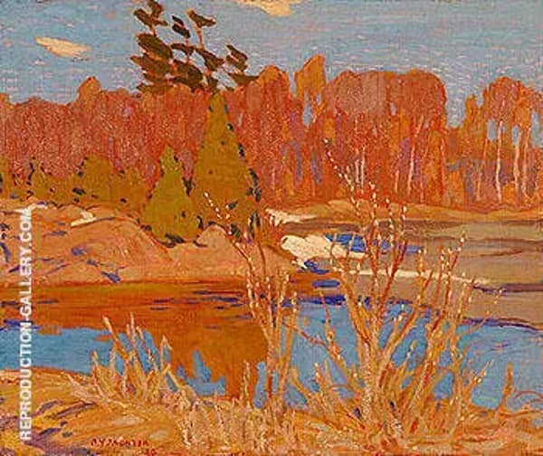 Early Spring Georgian Bay 1920 by A Y Jackson | Oil Painting Reproduction